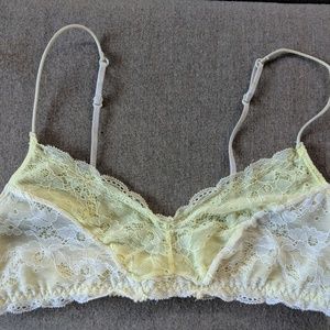 Yellow Lace Bralette